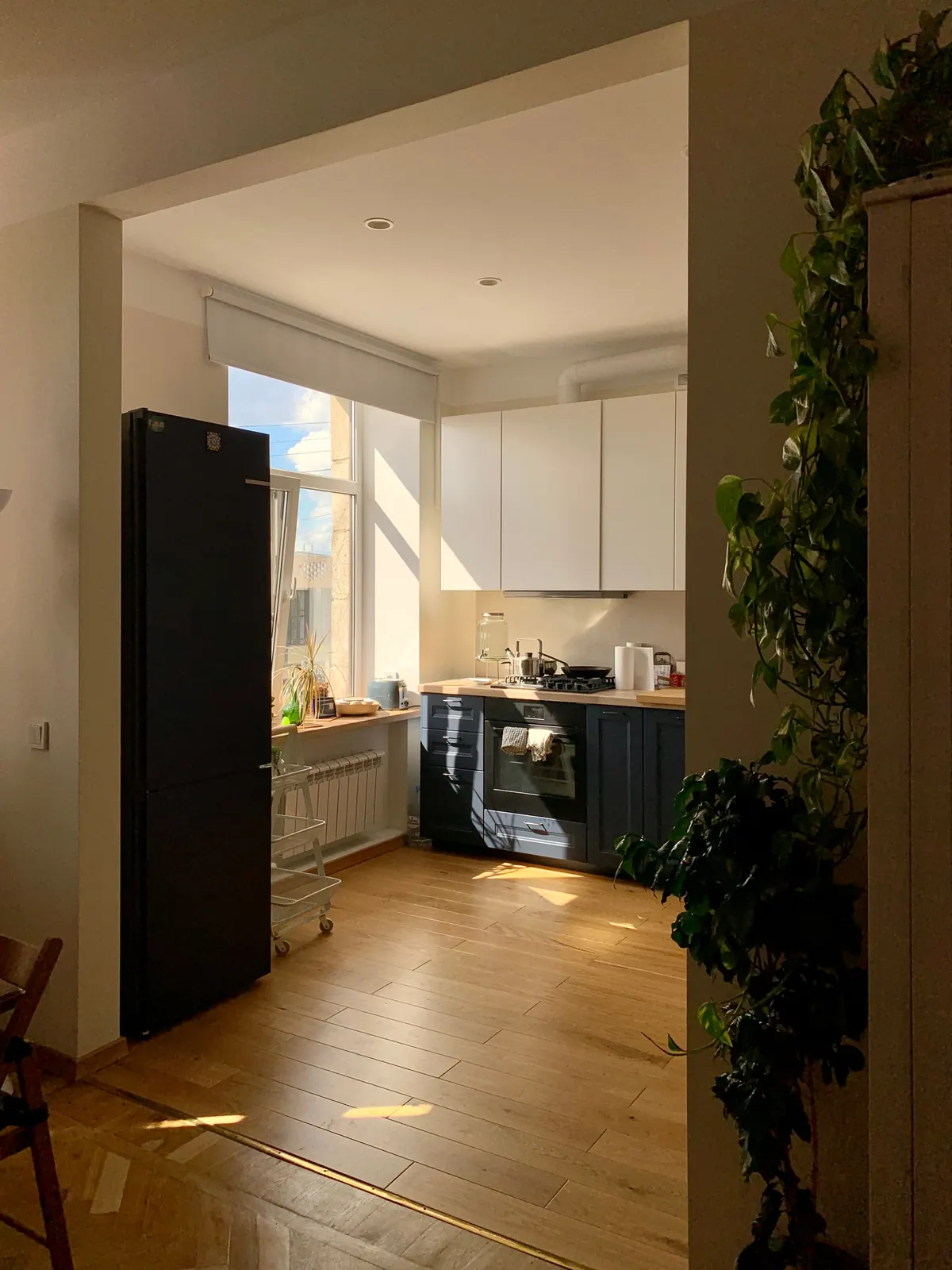 Refrigerator in a modern kitchen